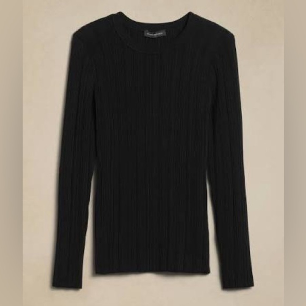 NWOT: Banana Republic Hanna Ribbed Crew Neck Sweater